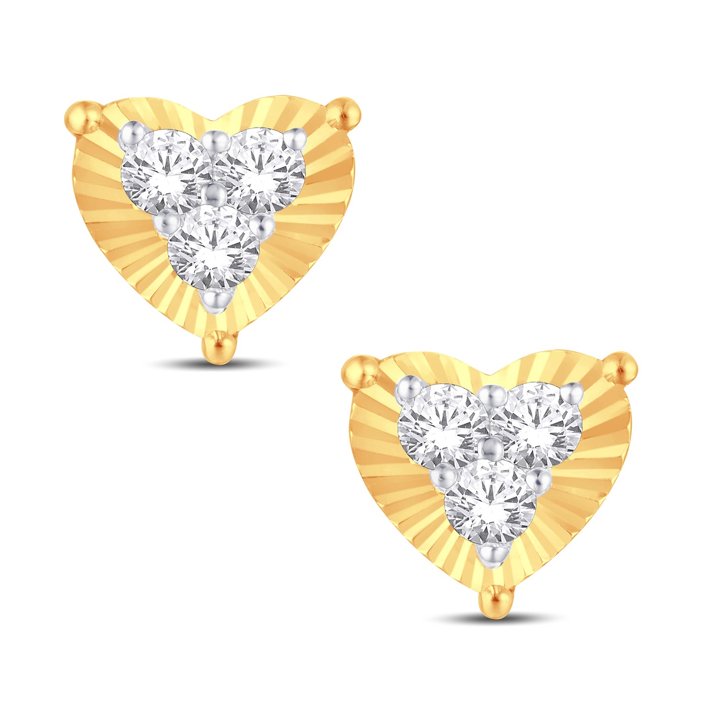 Diamond Heart Earrings