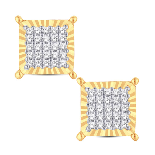 Diamond Square Earrings