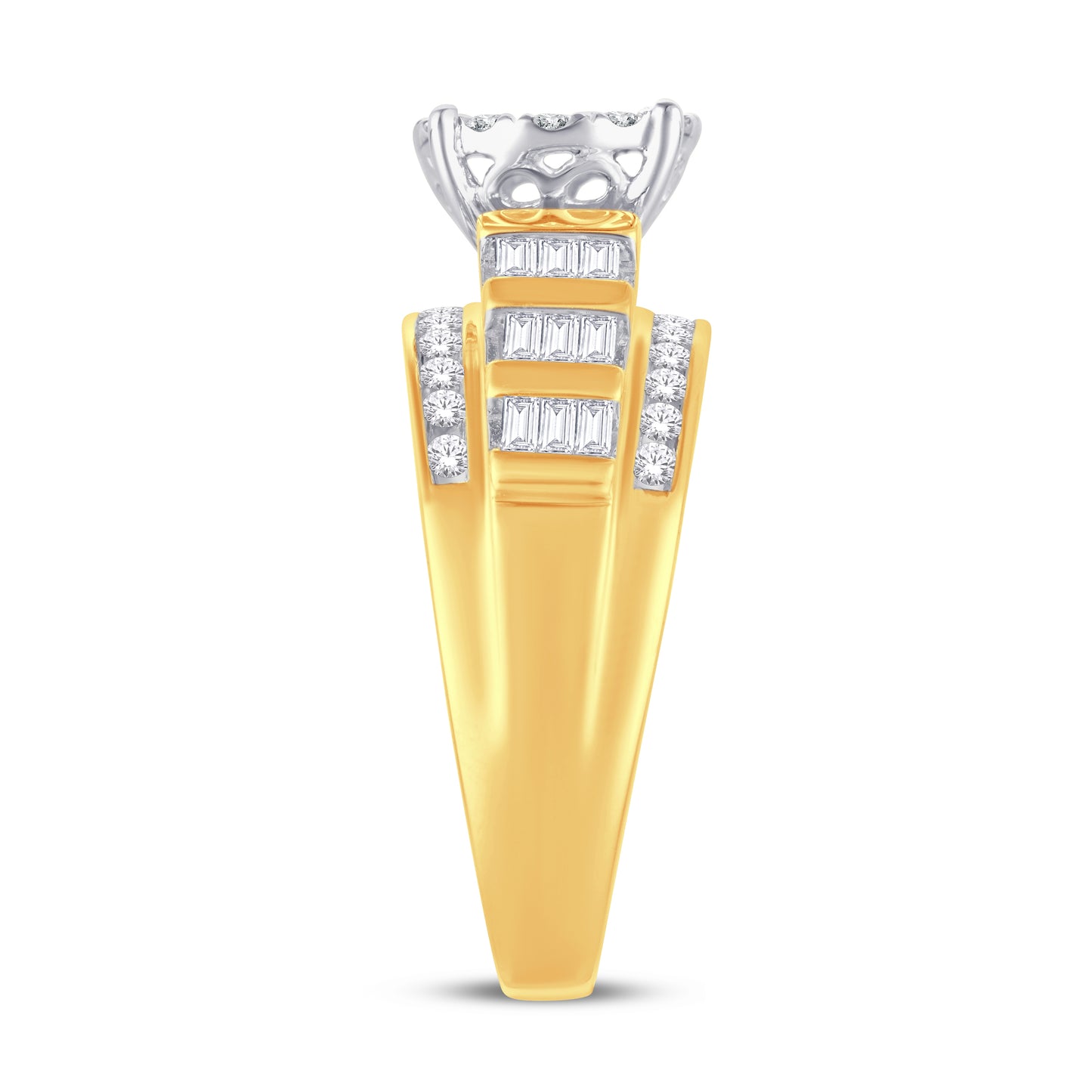 Diamond Round Ladies Ring