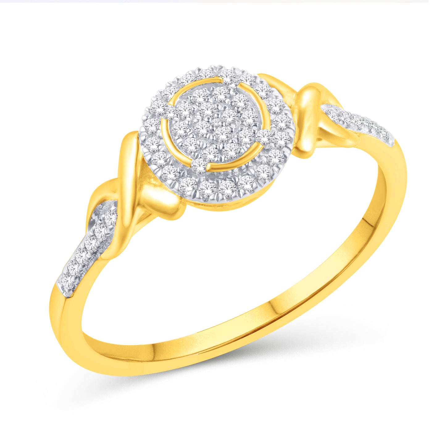 Diamond Round Ladies Ring