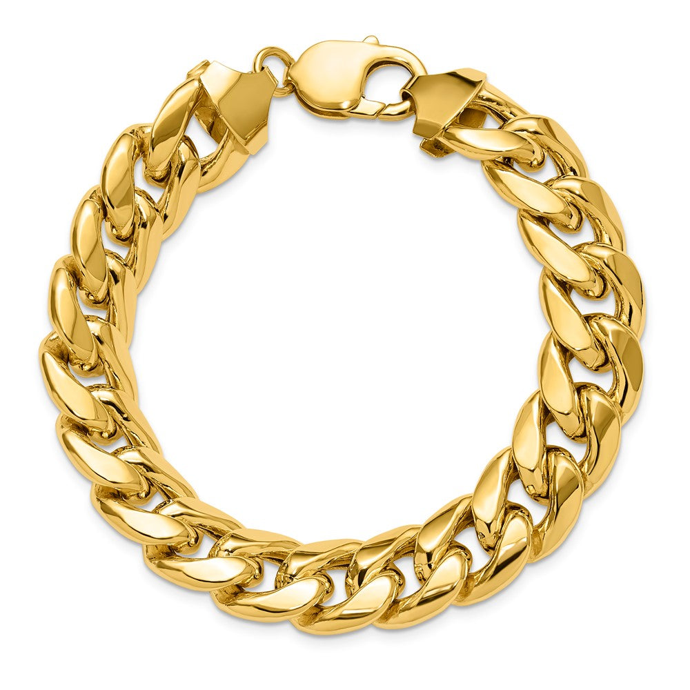 10K 13.2mm Semi-Solid Miami Cuban Chain