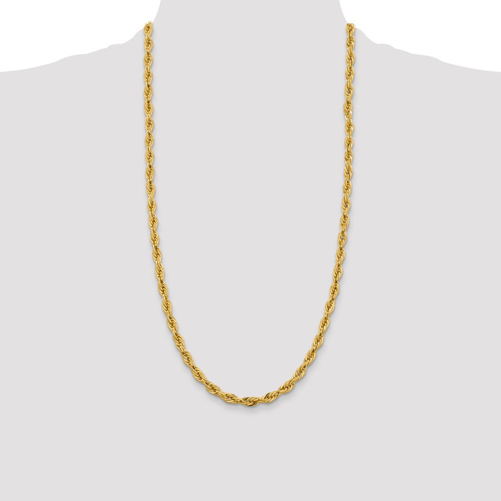 10k 5.4mm Semi-Solid Rope Chain