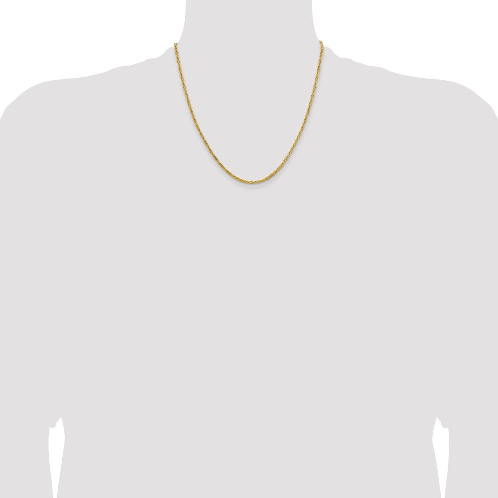 10K 2mm Byzantine Chain