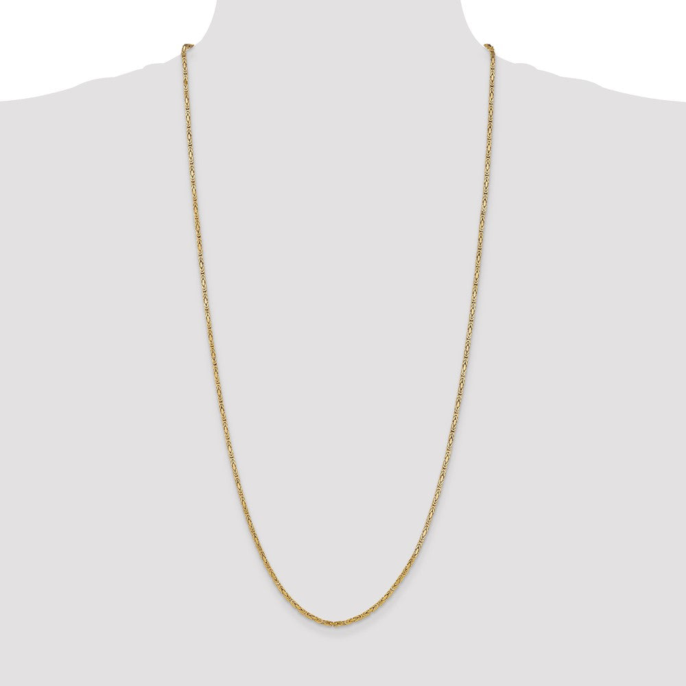 10K 2mm Byzantine Chain