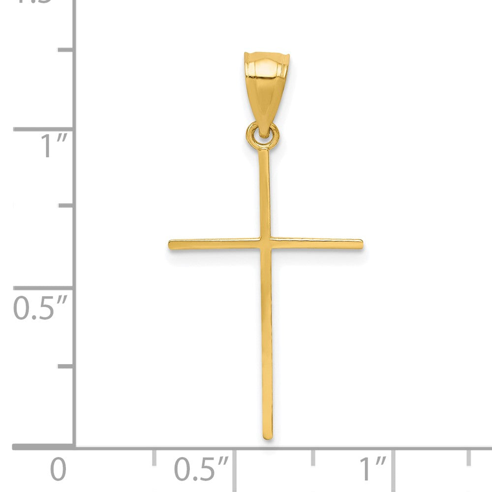 10k Cross Pendant