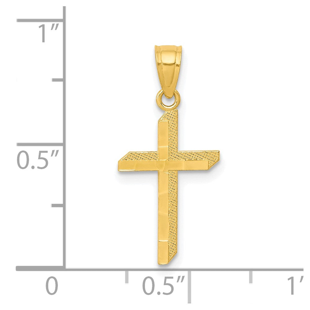 10k Cross Pendant