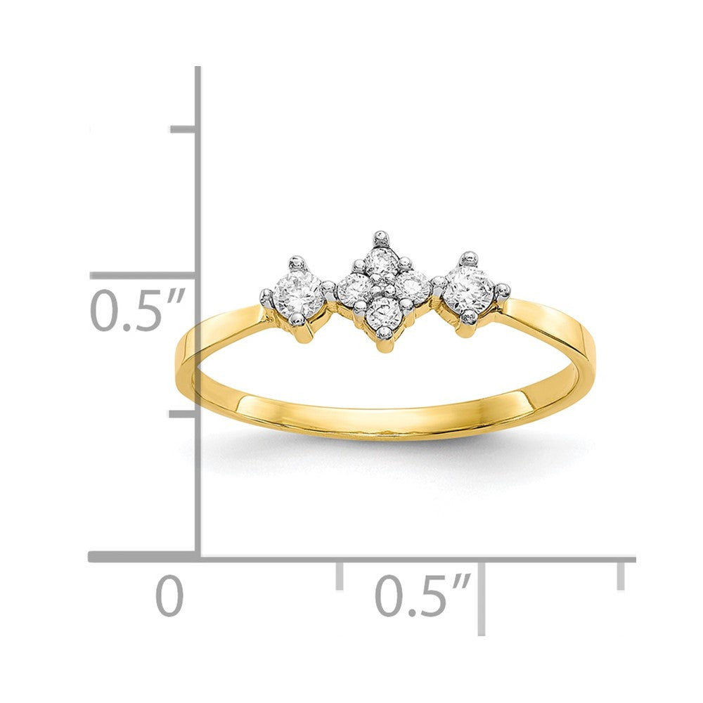 10k CZ Ring