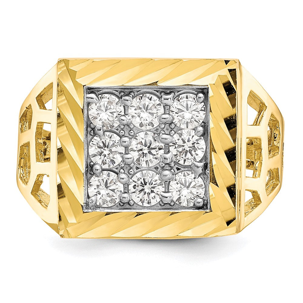 10k Men's CZ Ring