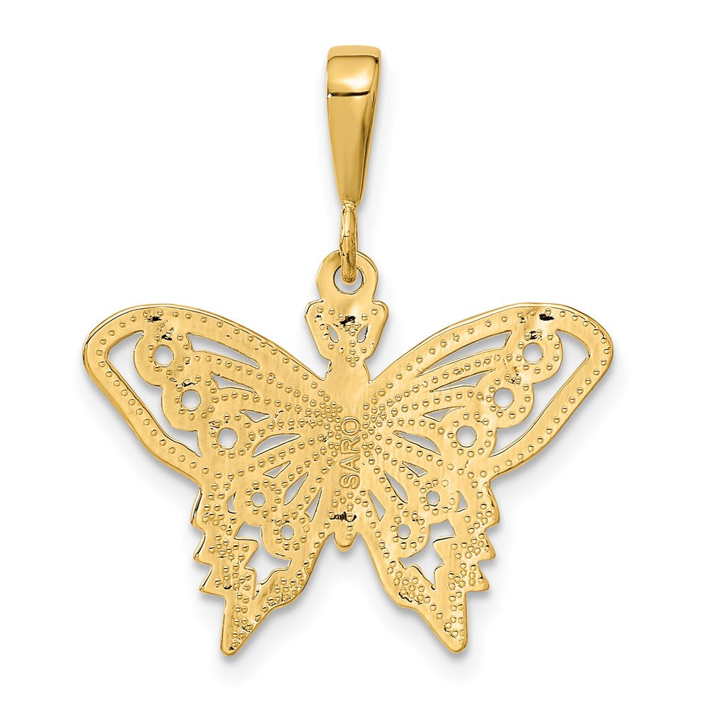 10k Large Butterfly Charm