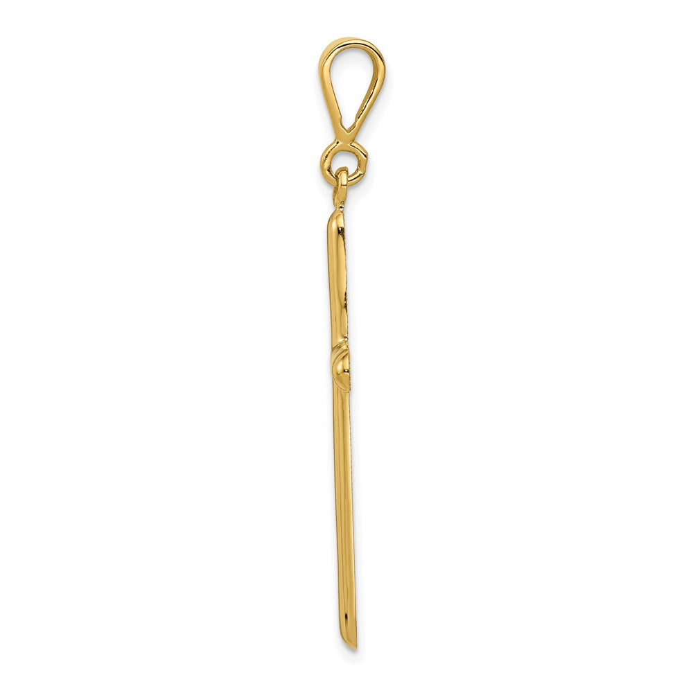 10k Cross Pendant