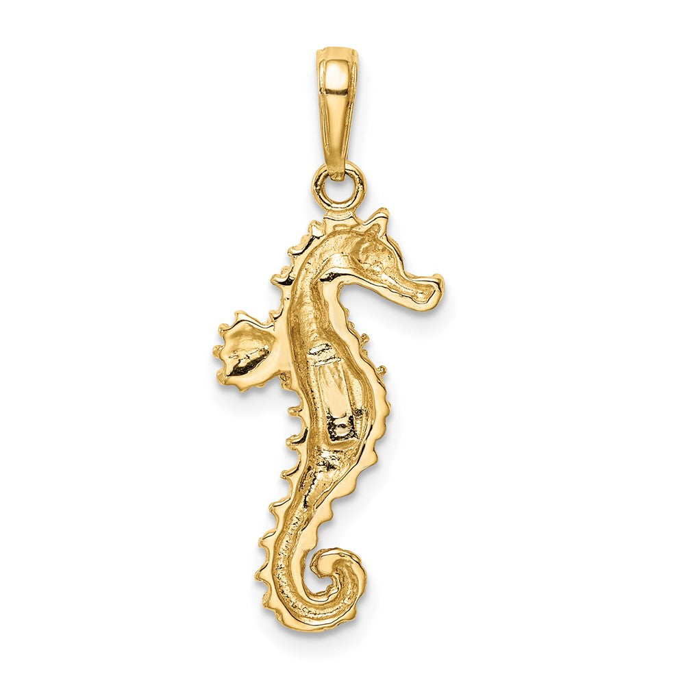 10k Seahorse Pendant