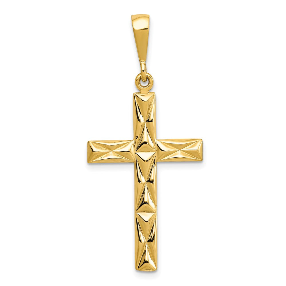 10k Reversible Latin Cross Pendant