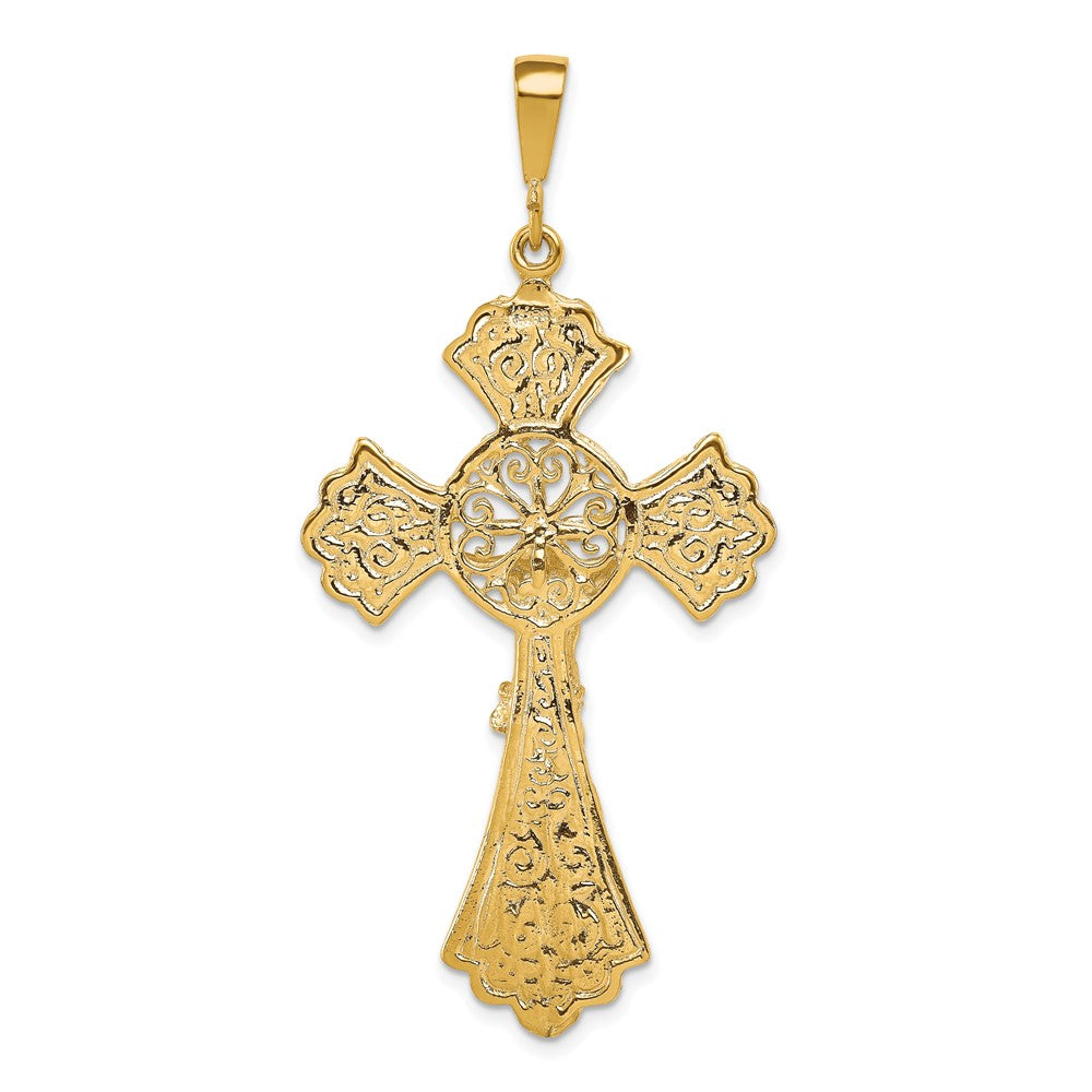 10K Crucifix Charm