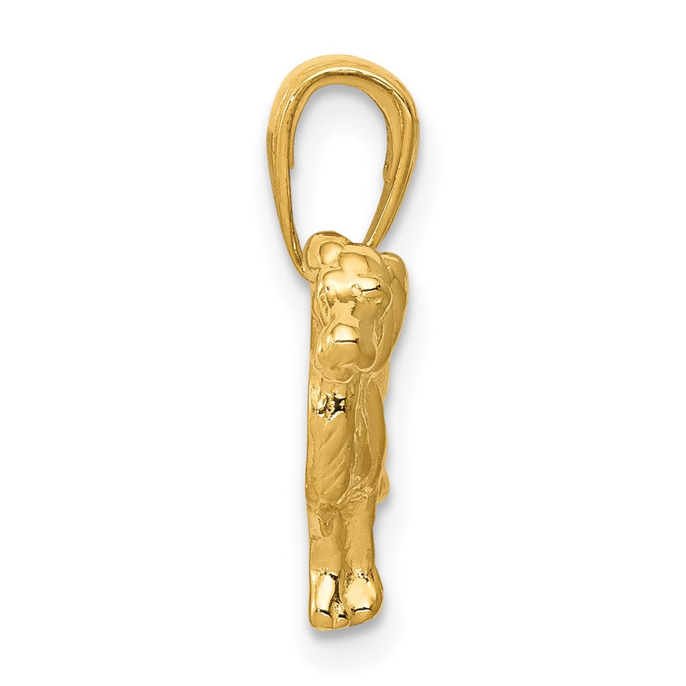 10k Springer Spaniel Dog Pendant