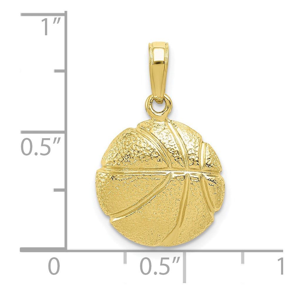 10K Basketball Pendant