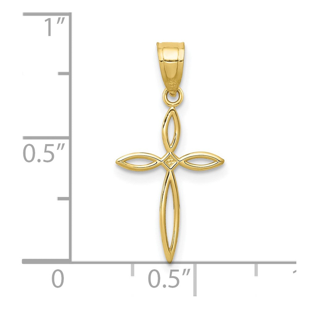 10k Passion Cross Charm
