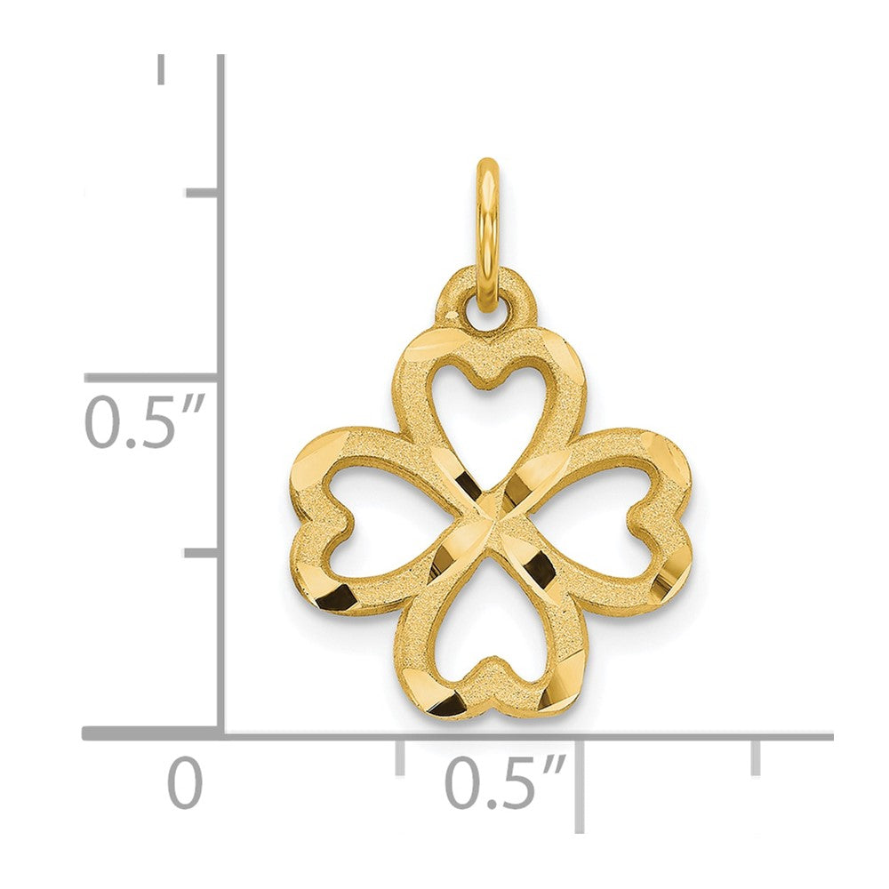 10k 4-Leaf Clover Pendant