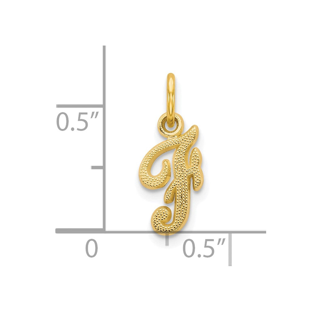 10k Initial F Charm