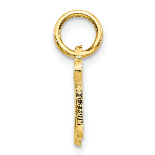 10k Small Script Initial N Charm