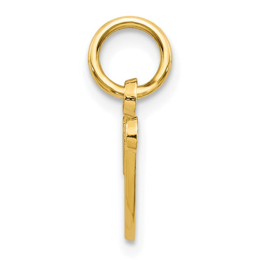 10k Small Script Initial V Charm