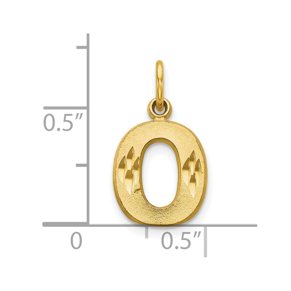 10k Initial O Charm
