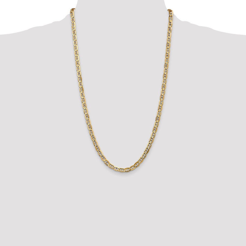 10K 5.25mm Concave Anchor Chain