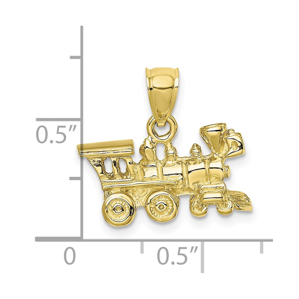 10K 3-D Locomotive Pendant