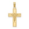 10K RN Caduceus Cross Charm