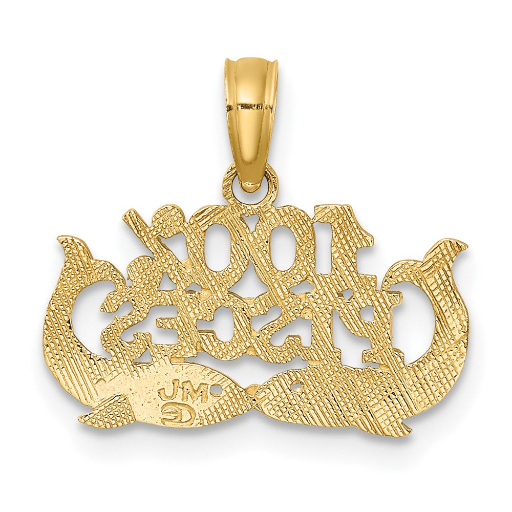 10K 100% PISCES Zodiac Charm