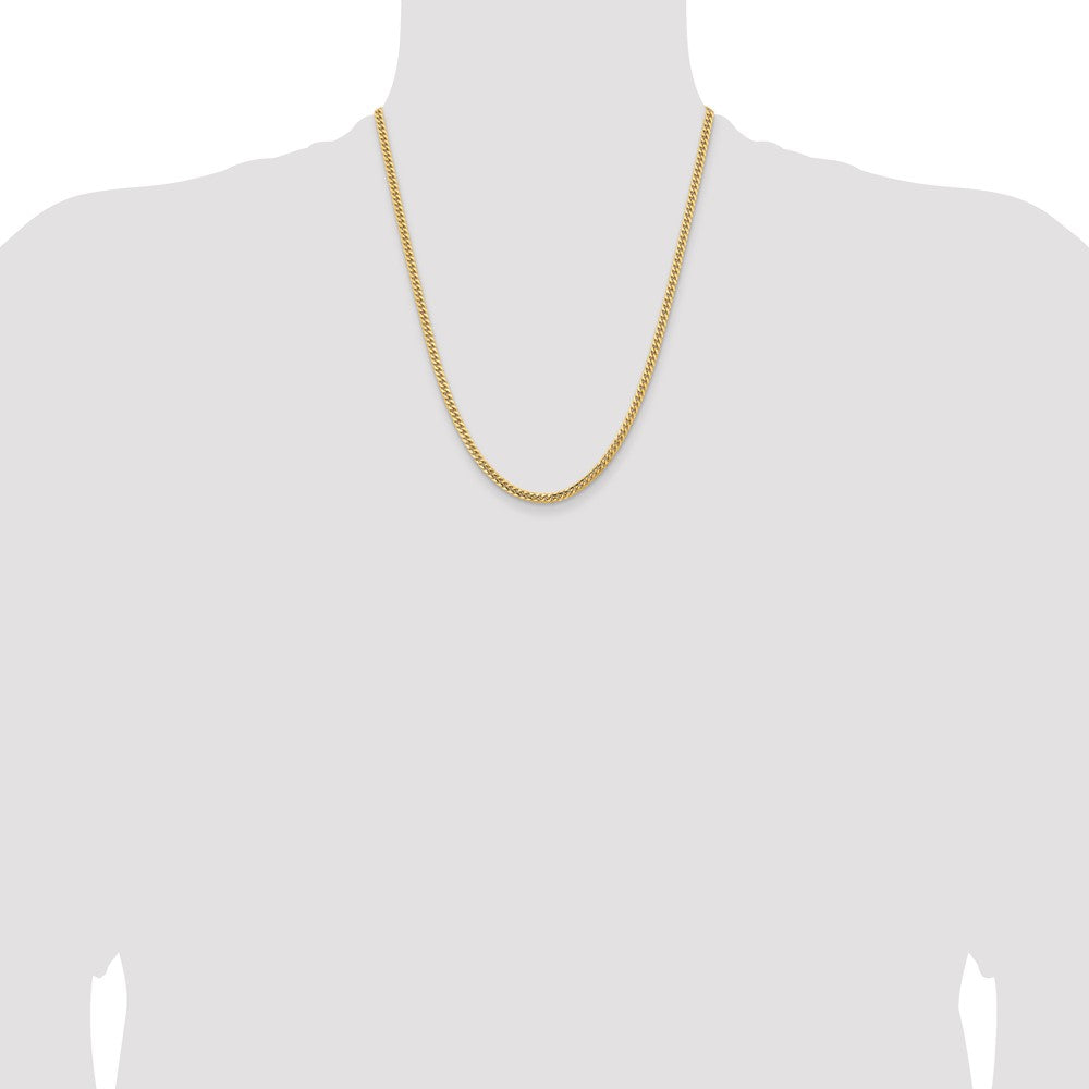 10K 3.5mm Solid Miami Cuban Chain