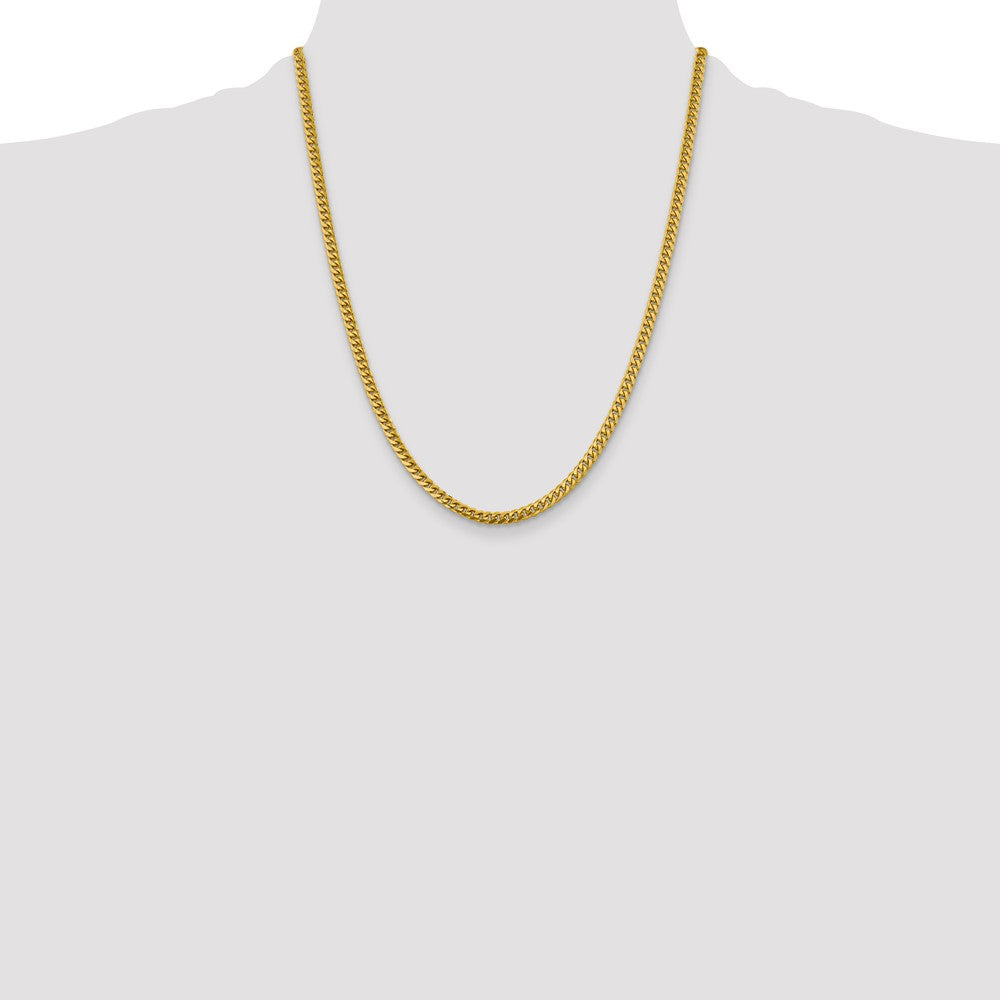 10K 4.25mm Solid Miami Cuban Chain