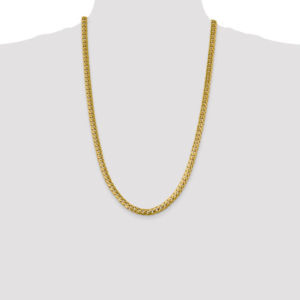 10K 6.25mm Solid Miami Cuban Chain