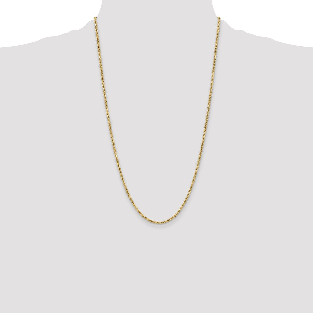 10k 3.0mm Semi-solid D/C Rope Chain