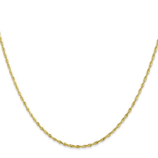10k 1.5mm Ultra D/C Lightweight Rope Chain