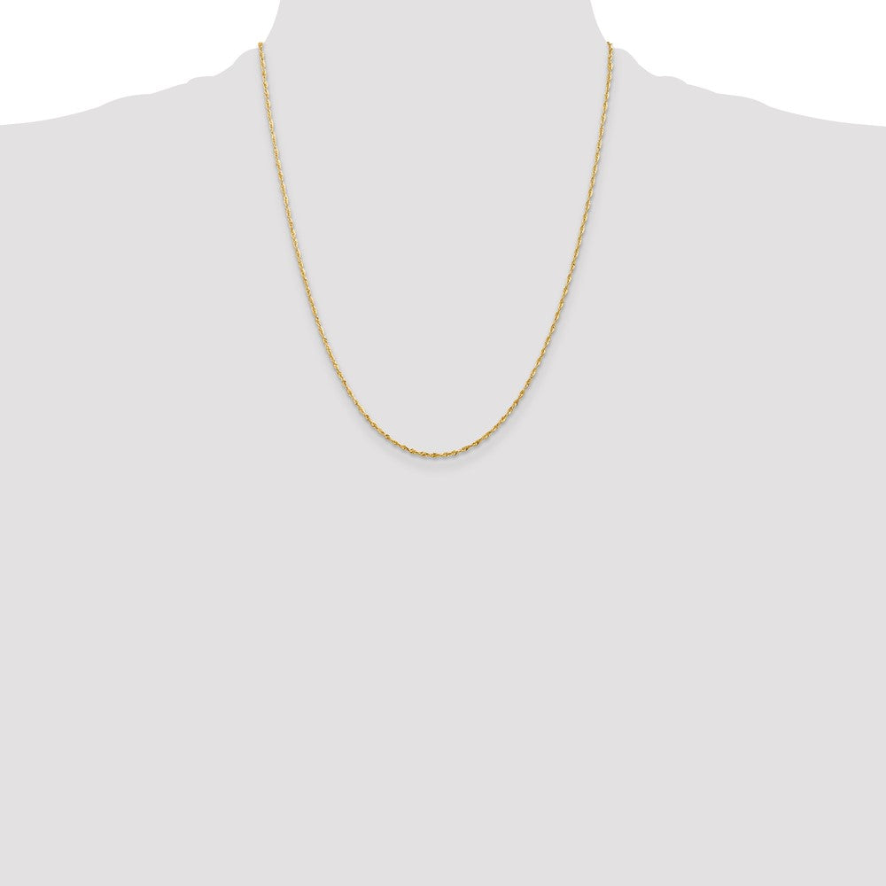 10k 1.5mm Extra-Light D/C Rope Chain
