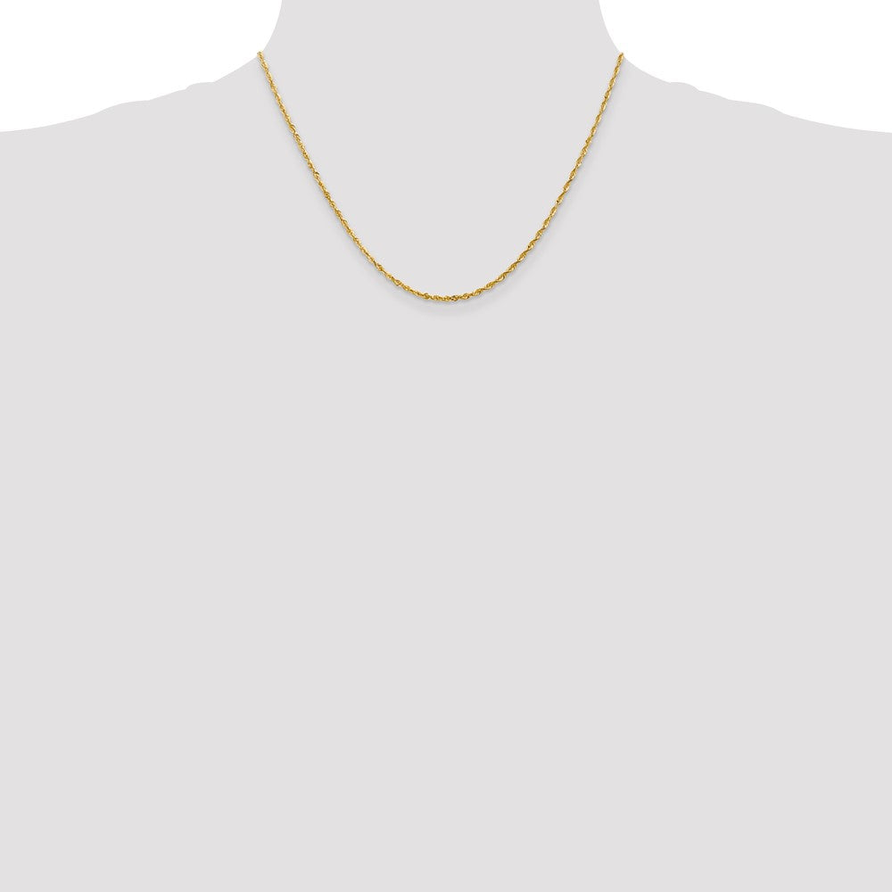 10k 2.0mm Ultra D/C Lightweight Rope Chain