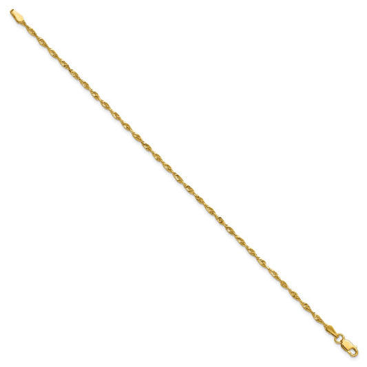 10k 2.0mm Ultra D/C Lightweight Rope Chain