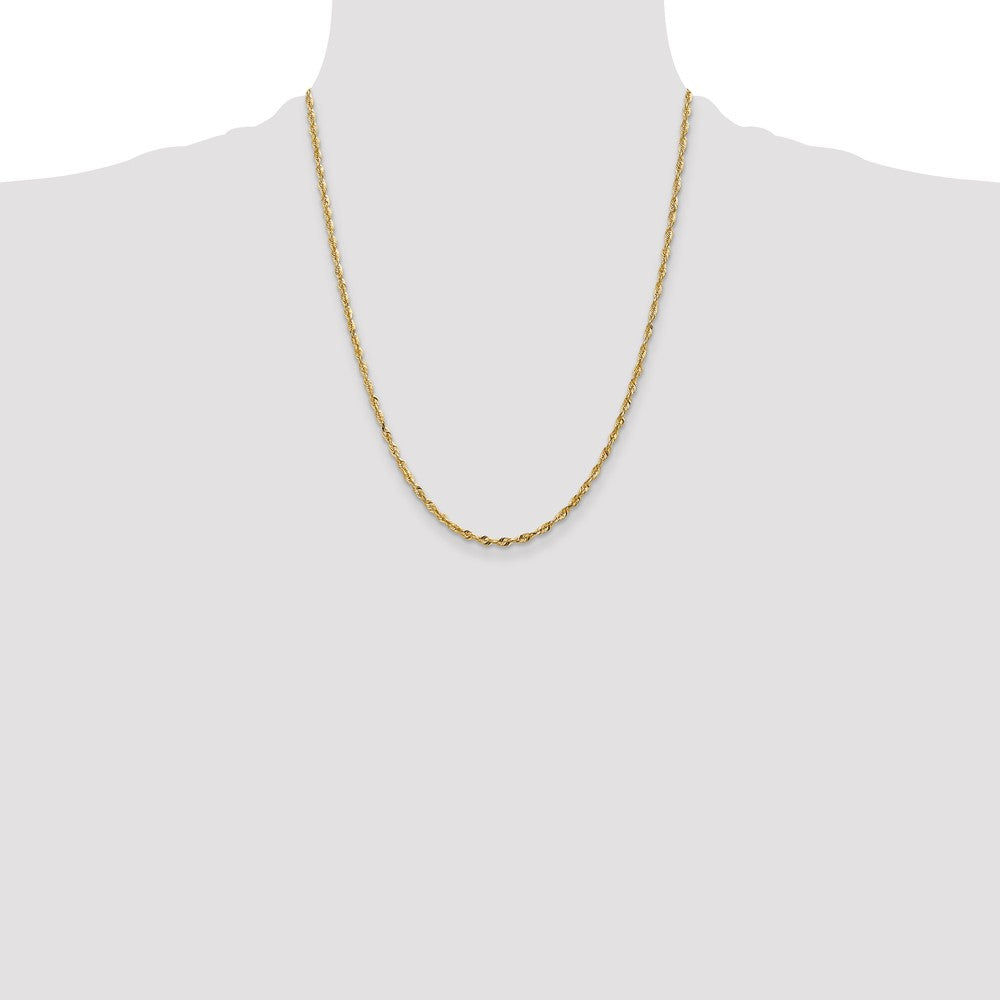 10k 2.5mm Ultra D/C Lightweight Rope Chain