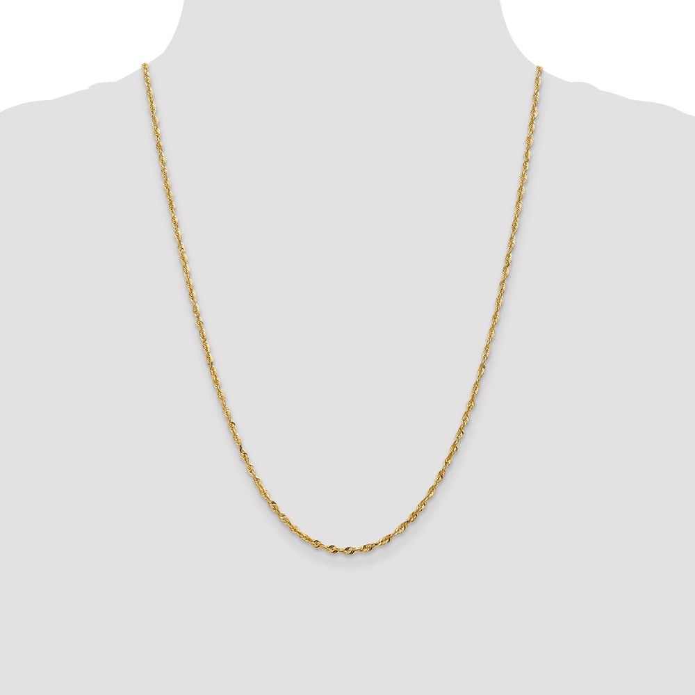 10k 2.50mm Extra-Light D/C Rope Chain