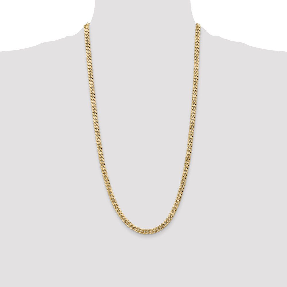 10k 5.75mm Flat Beveled Curb Chain