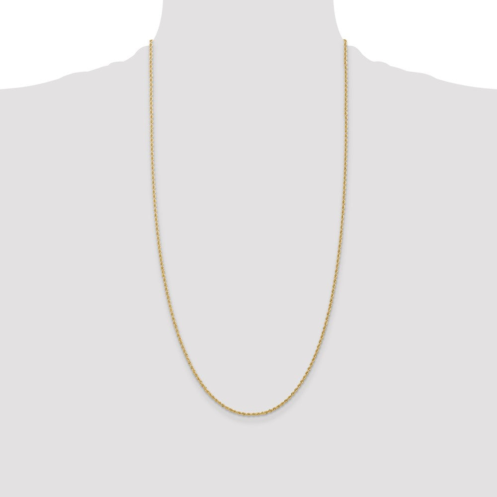 10k 1.50mm Regular Rope Chain
