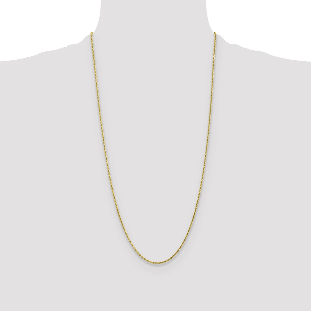 10k 1.75mm Diamond-cut Rope Chain