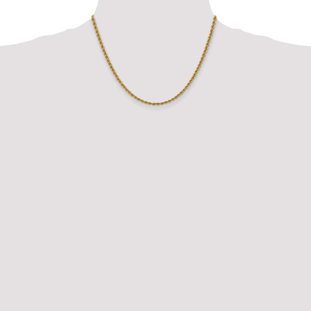 10k 3.0mm Solid Rope Chain