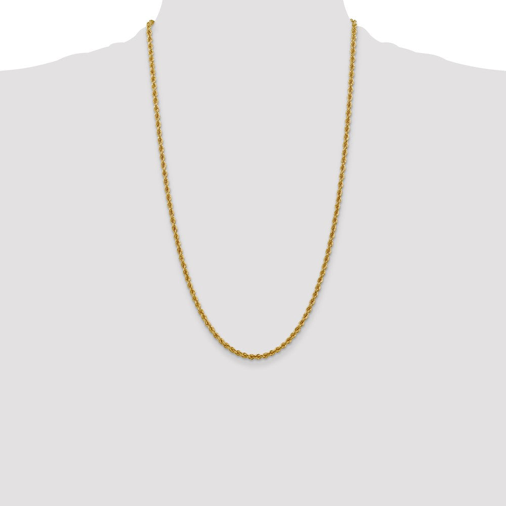 10k 3.0mm Solid Rope Chain