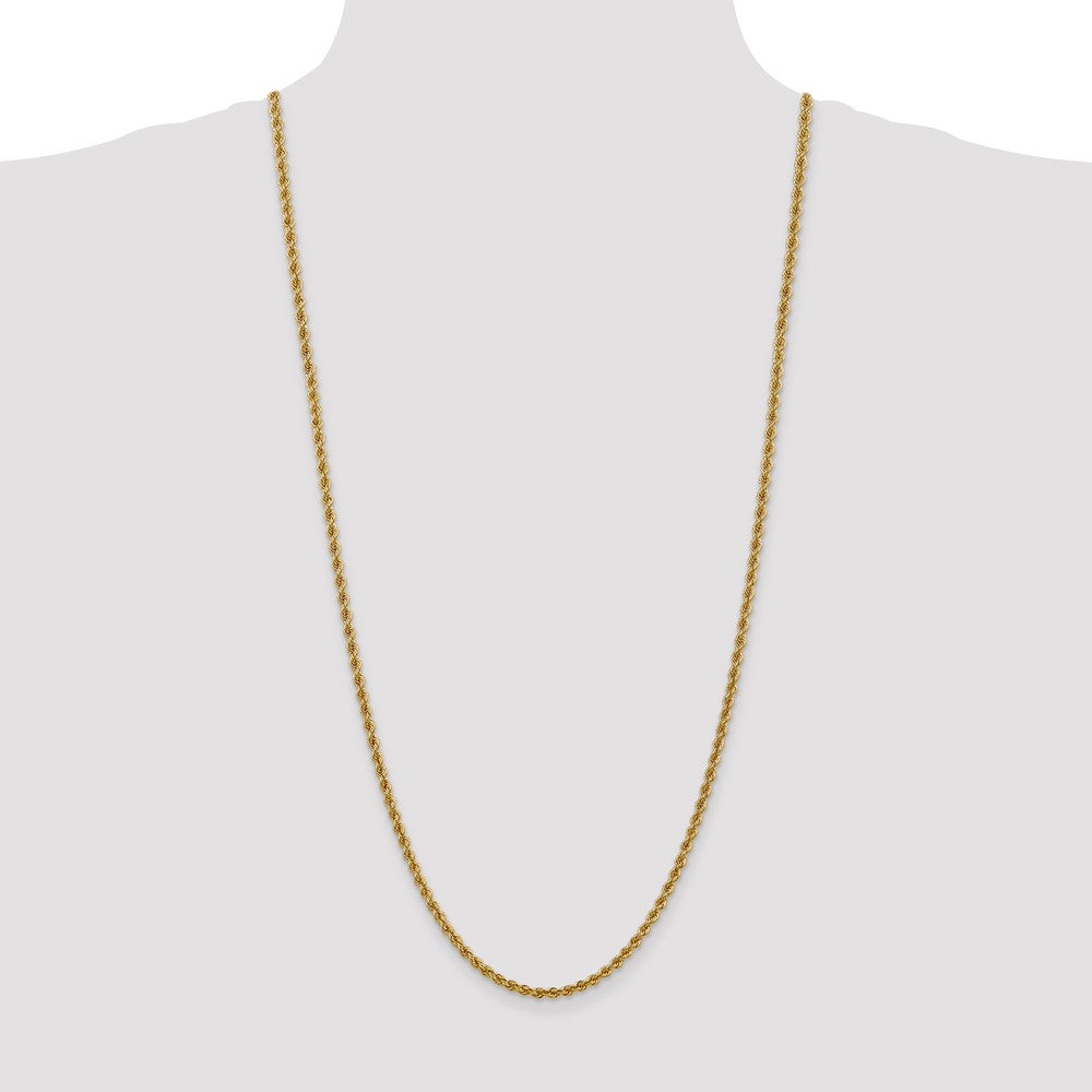 10k 3.0mm Solid Rope Chain