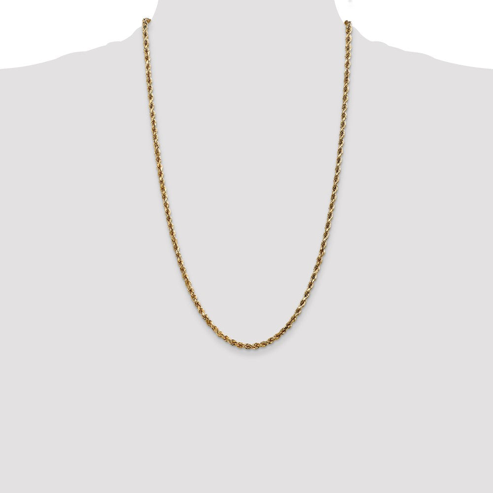 10k 3.5mm Diamond-cut Rope Chain