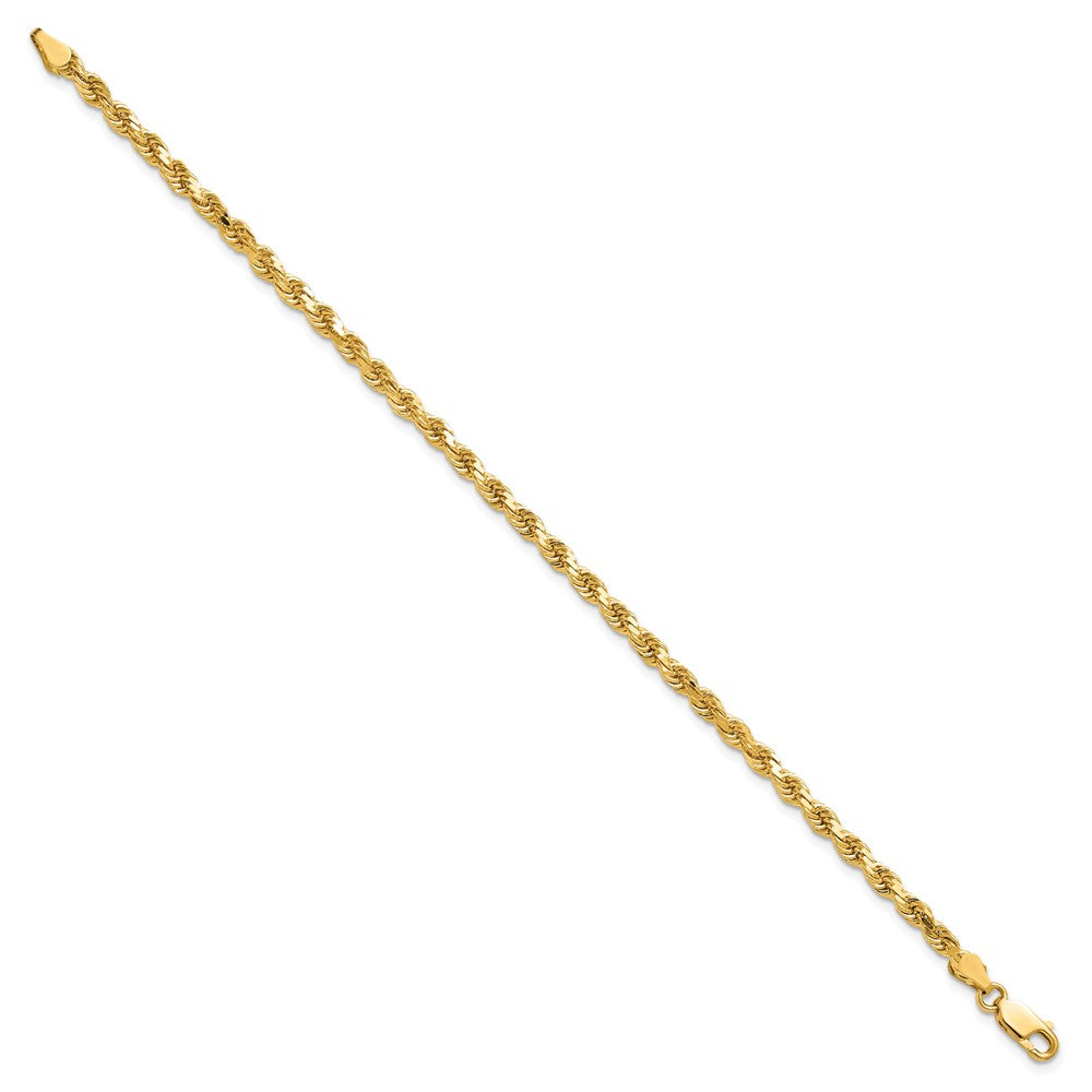 10k 3.5mm Diamond-cut Rope Chain