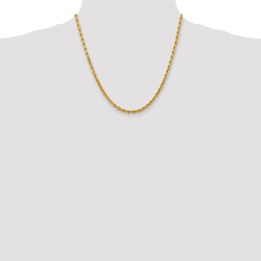 10k 4.0mm Diamond-cut Rope Chain