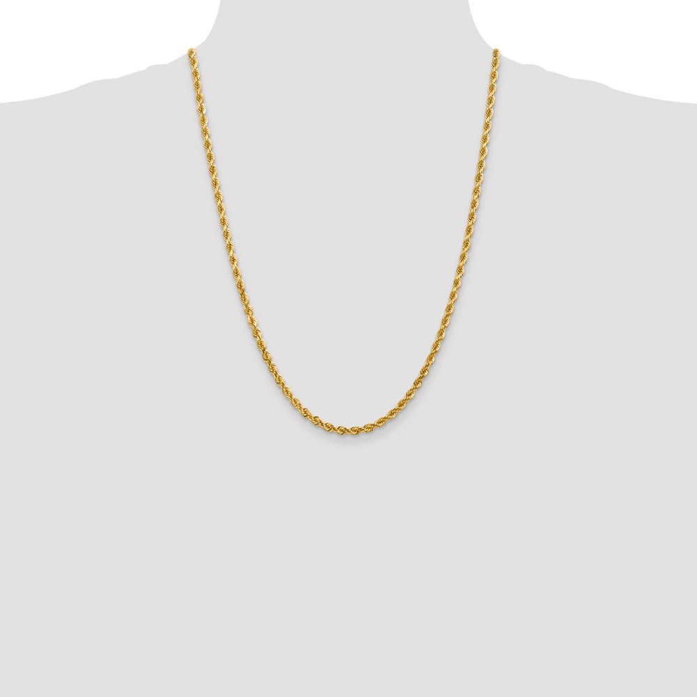 10k 4.0mm Diamond-cut Rope Chain