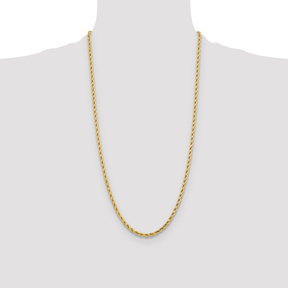10k 4.25mm Diamond-cut Rope Chain
